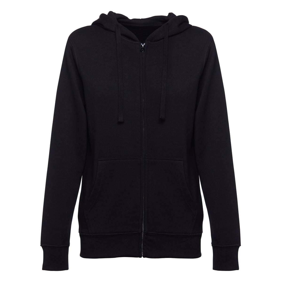 Sudadera de mujer con capucha y cremallera personalizada Amsterdam 320 g — vista 4