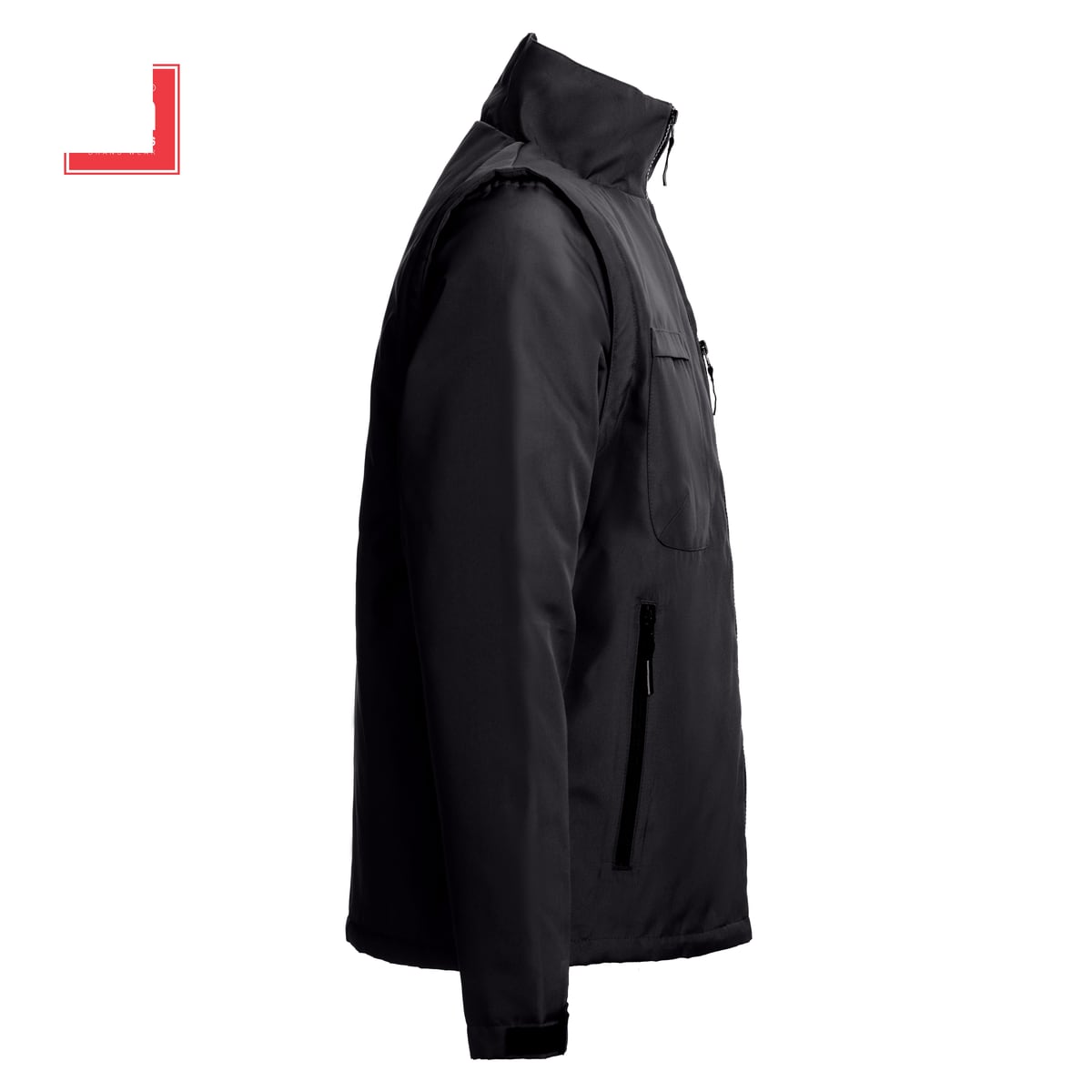 Chaqueta de trabajo Astana con mangas desmontables — vista 4