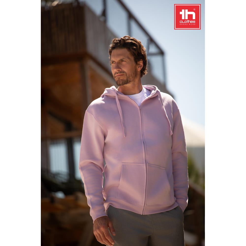 Sudadera con capucha y cremallera personalizada Amsterdam 320 g