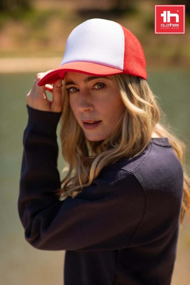 Gorra personalizada Axis frontal acolchado — vista 1