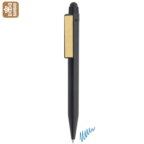 Bolígrafo Touch Con Clip Bambú Bali — vista 4
