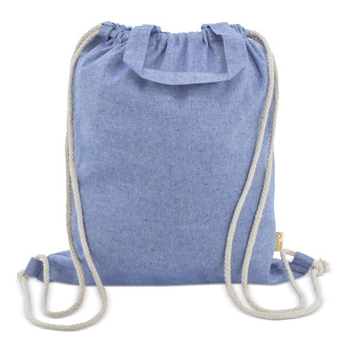 Bolsa Mochila De Algodón Reciclado Agra — vista 3