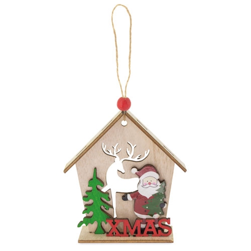Adorno Navideño De Madera Laponia — vista 3