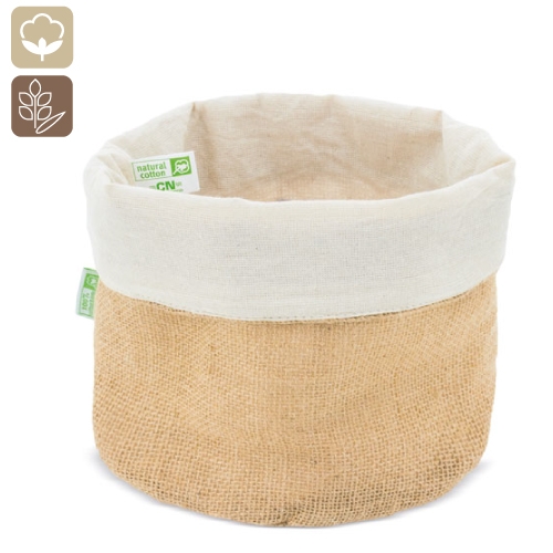 Panera De Algodon Y Yute Natural Papúa