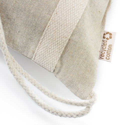 Bolsa Mochila De Algodón Reciclado Yala — vista 2