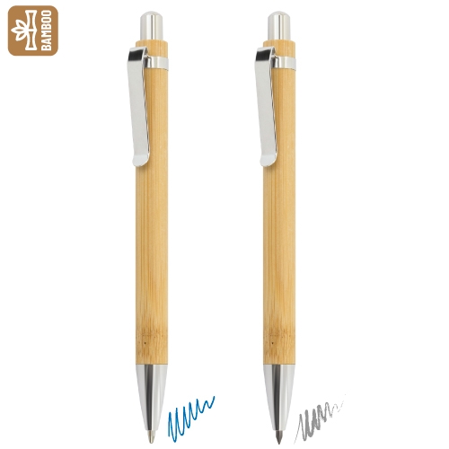 Set De Bolígrafo Y Lápiz Infinito Bambú Elastic Infinite — vista 1