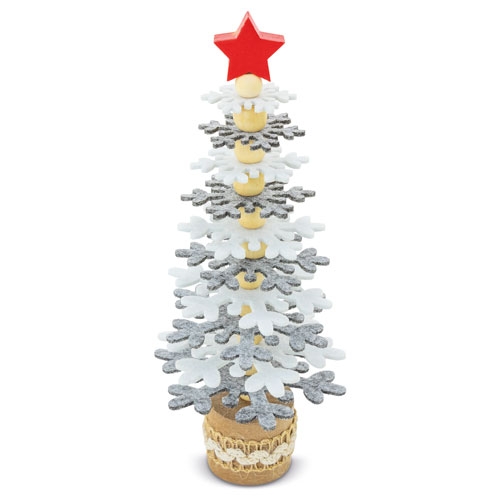 Arbolito De Navidad Rpet Y Madera Reciclada Pukky
