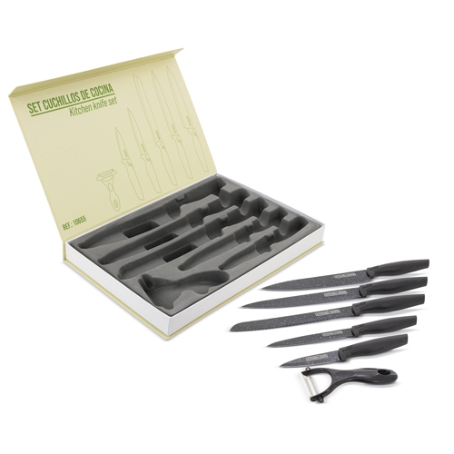 Juego De Cuchillos 6 Pcs Titán
