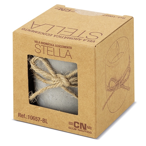 Vela Aromática Ecocemento Stella — vista 6