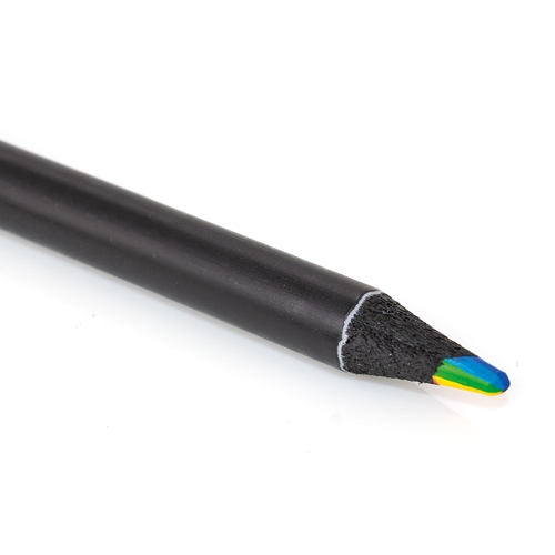Lápiz De Madera Multicolor Arcoiris — vista 3