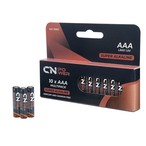 Pack De Pilas Alcalina R03-aaa Cn Power (10 Ud.)