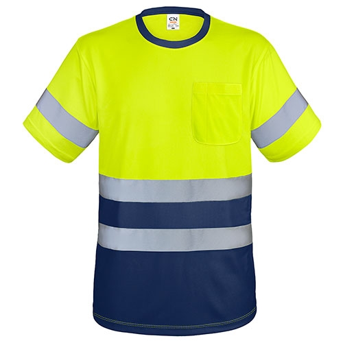 Camiseta Con Bolsillo Y Bandas Reflectantes Krz — vista 5