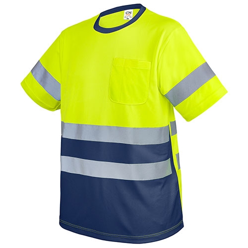 Camiseta Con Bolsillo Y Bandas Reflectantes Krz — vista 4
