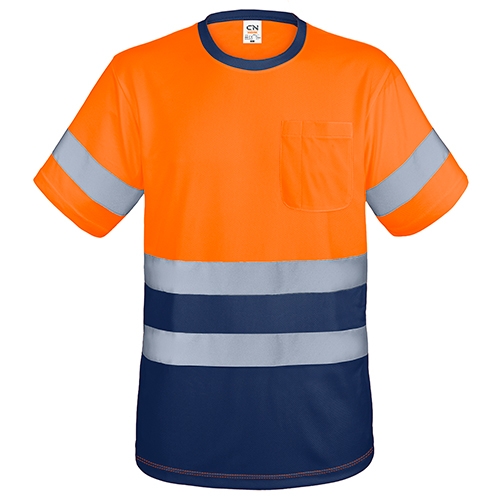Camiseta Con Bolsillo Y Bandas Reflectantes Krz — vista 3