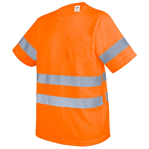 Camiseta Con Bolsillo Y Bandas Reflectantes Krz