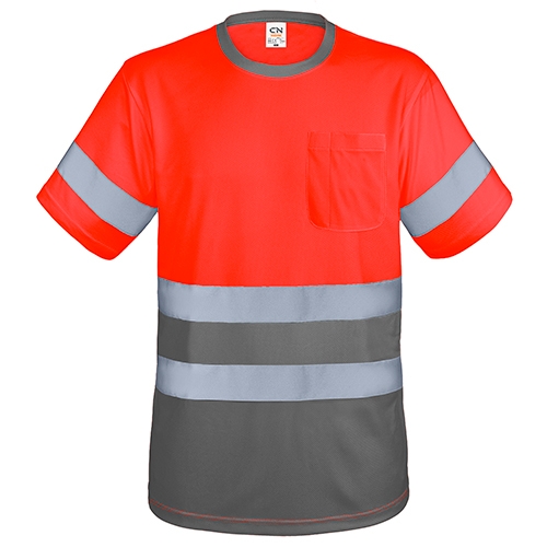Camiseta Con Bolsillo Y Bandas Reflectantes Krz — vista 3