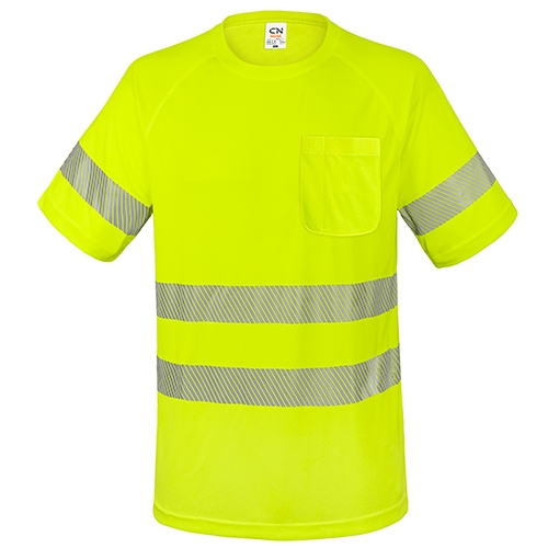 Camiseta Con Bolsillo Y Bandas Reflectantes Elásticas Qvo — vista 2