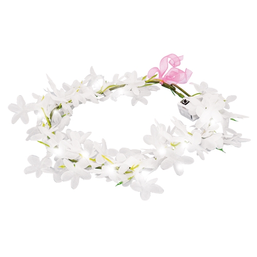 Diadema Flores Luminosas Celestial — vista 3