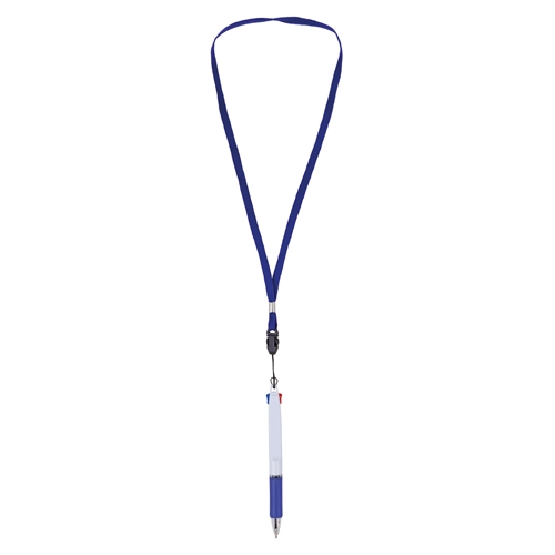 Bolígrafo 2 Colores Con Lanyard Bisskar — vista 2
