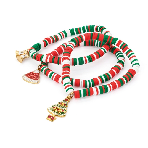Set 10 Pulseras Navideñas Taika — vista 3