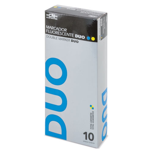 Marcador Doble Azul/Amarillo Wicky — vista 3