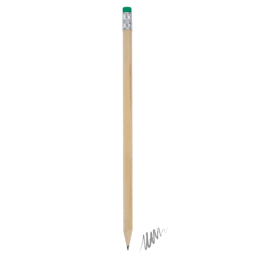 Lápiz Madera Con Goma Color Azul — vista 4