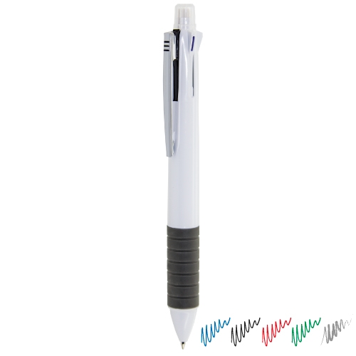 Bolígrafo 4 Colores Con Portaminas Y Goma Xim — vista 1