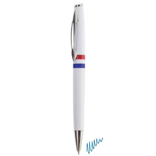 Bolígrafo Metal/Plastico Bandera Francia Aysen — vista 1