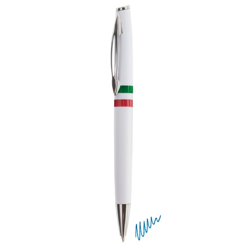 Bolígrafo Metal/Plastico Bandera Italia Aysen