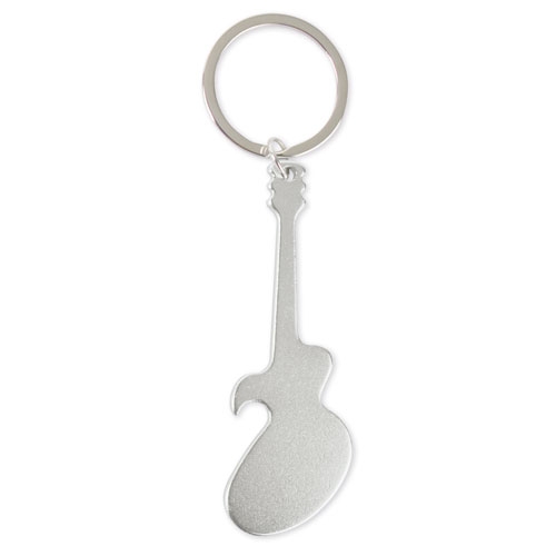 Llavero Aluminio Guitarra Az — vista 3