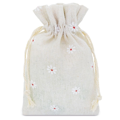 Bolsa De Algodon Flores