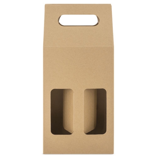 Caja Carton Ventana 2 Botellas Treviso — vista 2