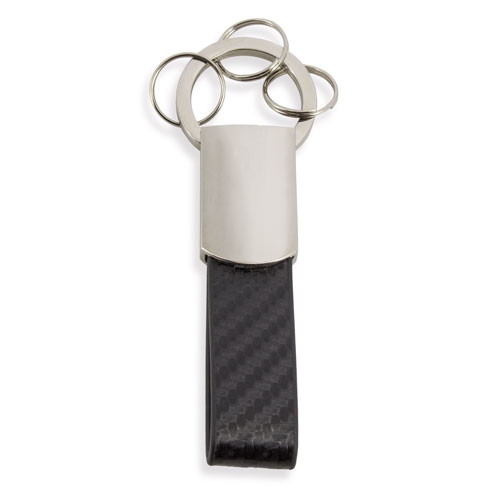 Llavero Metálico Carbon Fiber — vista 1