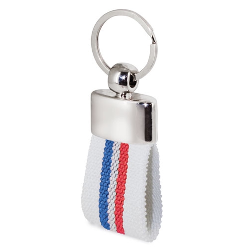 Llavero Cinturon Bandera Francia Blanco Derex — vista 2