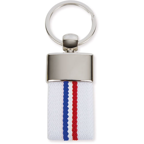 Llavero Cinturon Bandera Francia Blanco Derex — vista 3