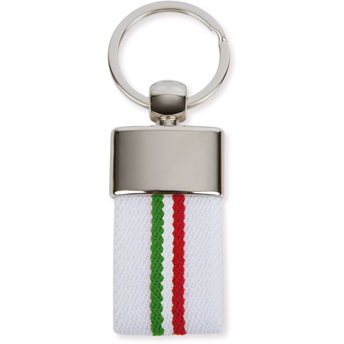 Llavero Cinturon Bandera Italia Blanco Derex — vista 2