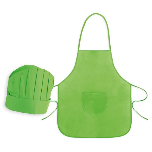 Set Delantal Y Gorro Infant Nwblanco — vista 3