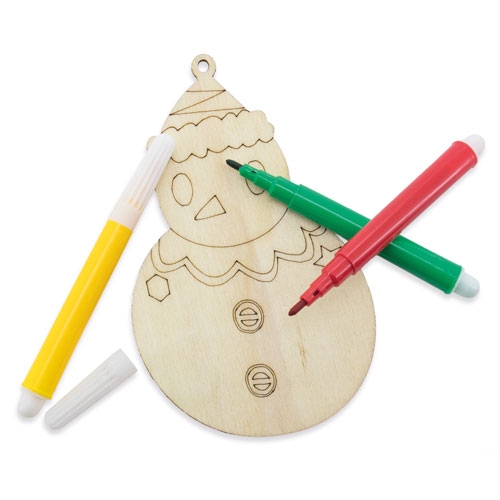 Set Piezas Madera “happy Christmas” ( 4 Pcs) — vista 3