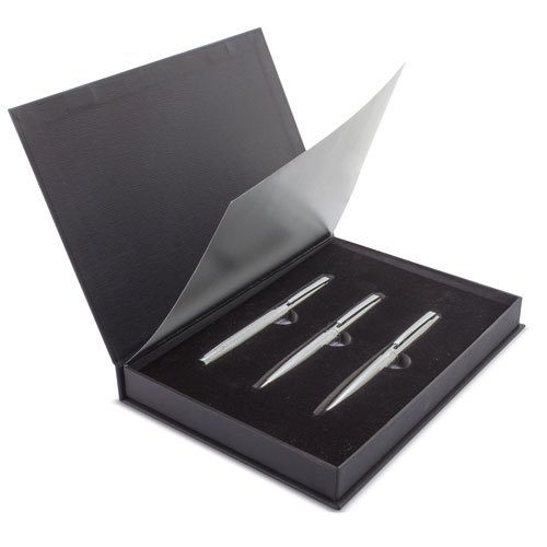 Set Boligrafo,portaminas Y Roller Sancti Petri