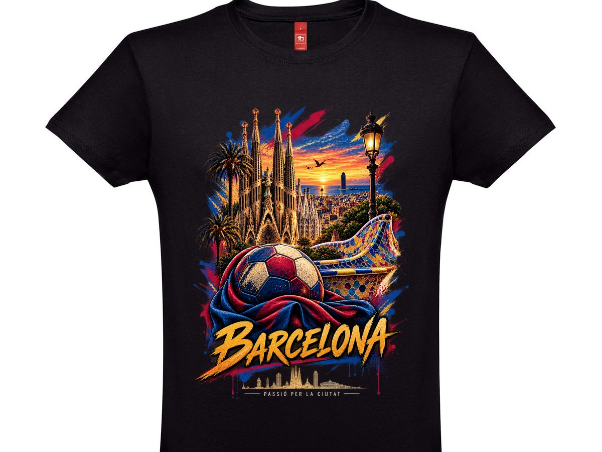 Camiseta Barcelona · Passió per la ciutat