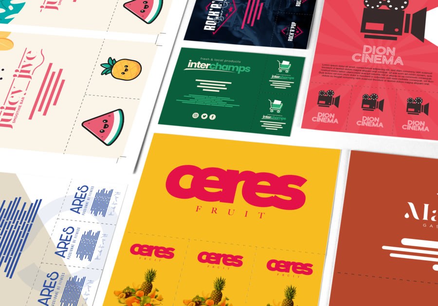 Flyers microperforados