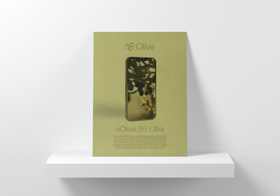 Flyers en papeles texturados — vista 2