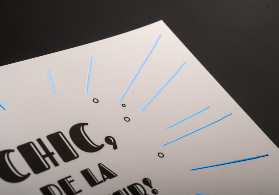 Flyers con stamping en caliente