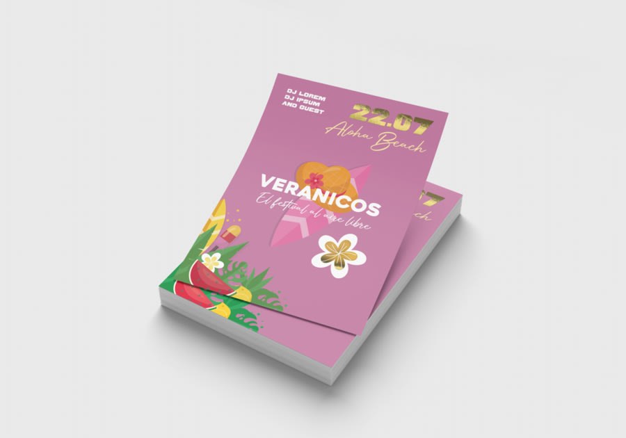 Flyers con stamping en caliente — vista 5