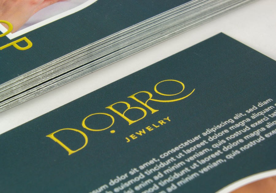 Flyers con stamping en caliente — vista 6