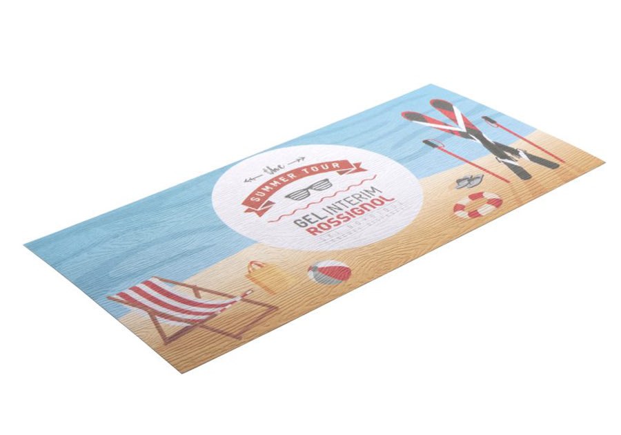 Flyers con textura madera — vista 1
