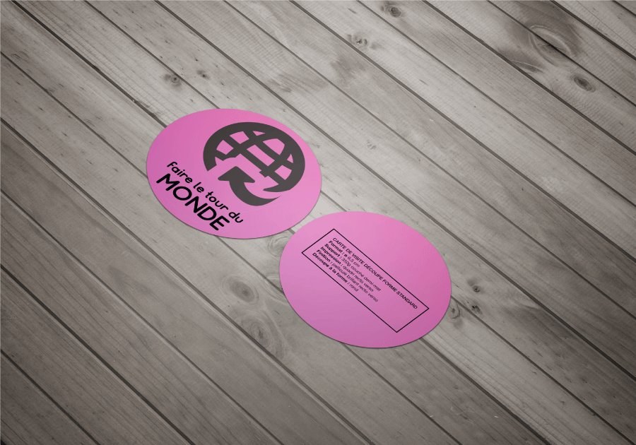 Flyers con troquel personalizado — vista 2