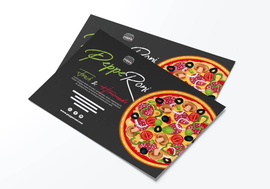 Flyer clásico A6 10x21 con papel 135g estucado brillante — vista 4