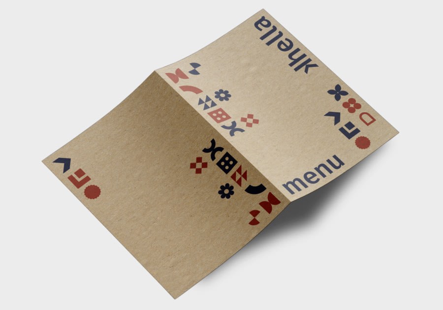 Folletos en papel kraft — vista 3