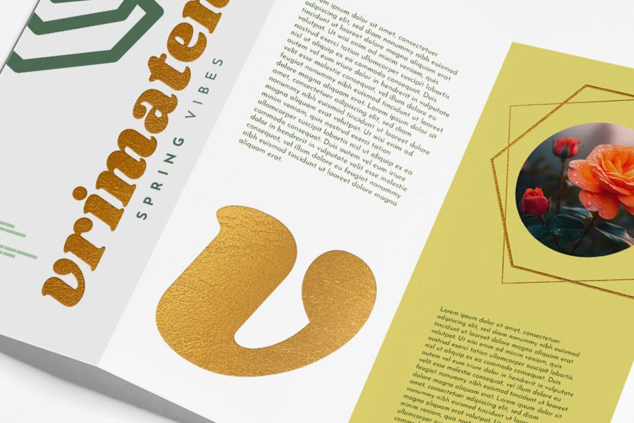 Folletos con stamping en caliente — vista 3